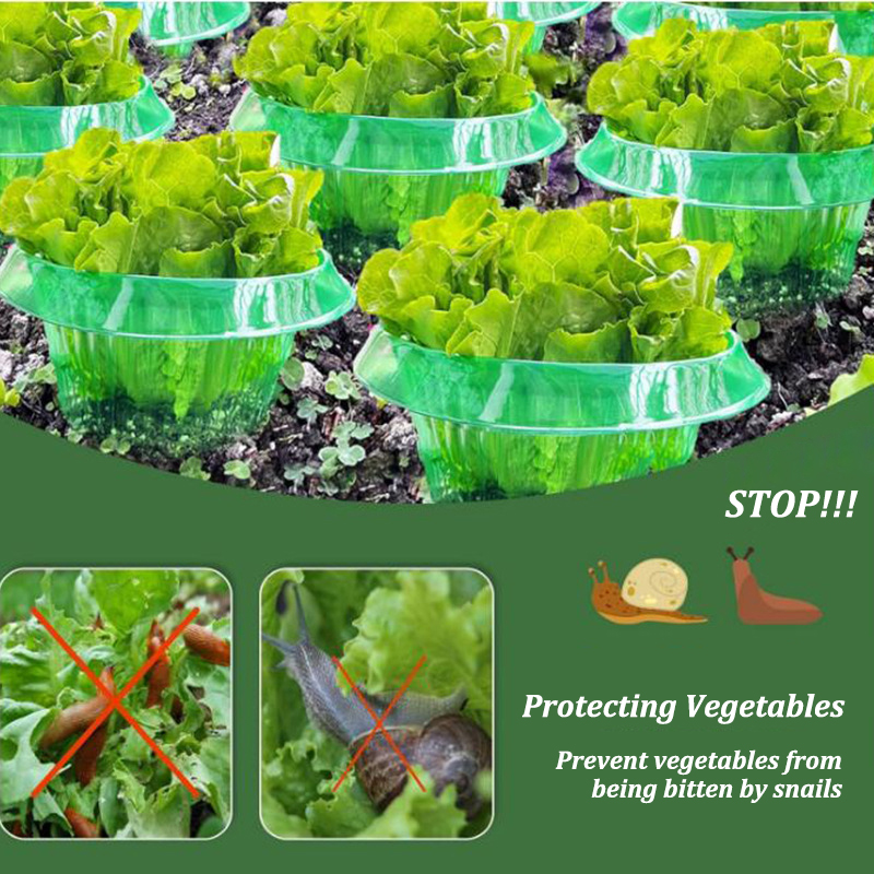 5-25 pçs plantas slug proteção - Vegetable Transplanter avaliação e preço